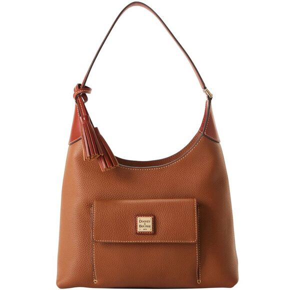 Dooney & Bourke Borsa Hobo In Pelle Italian Grain – Colore Senza Tempo, Dimensioni 32x13x23 Cm – Donna